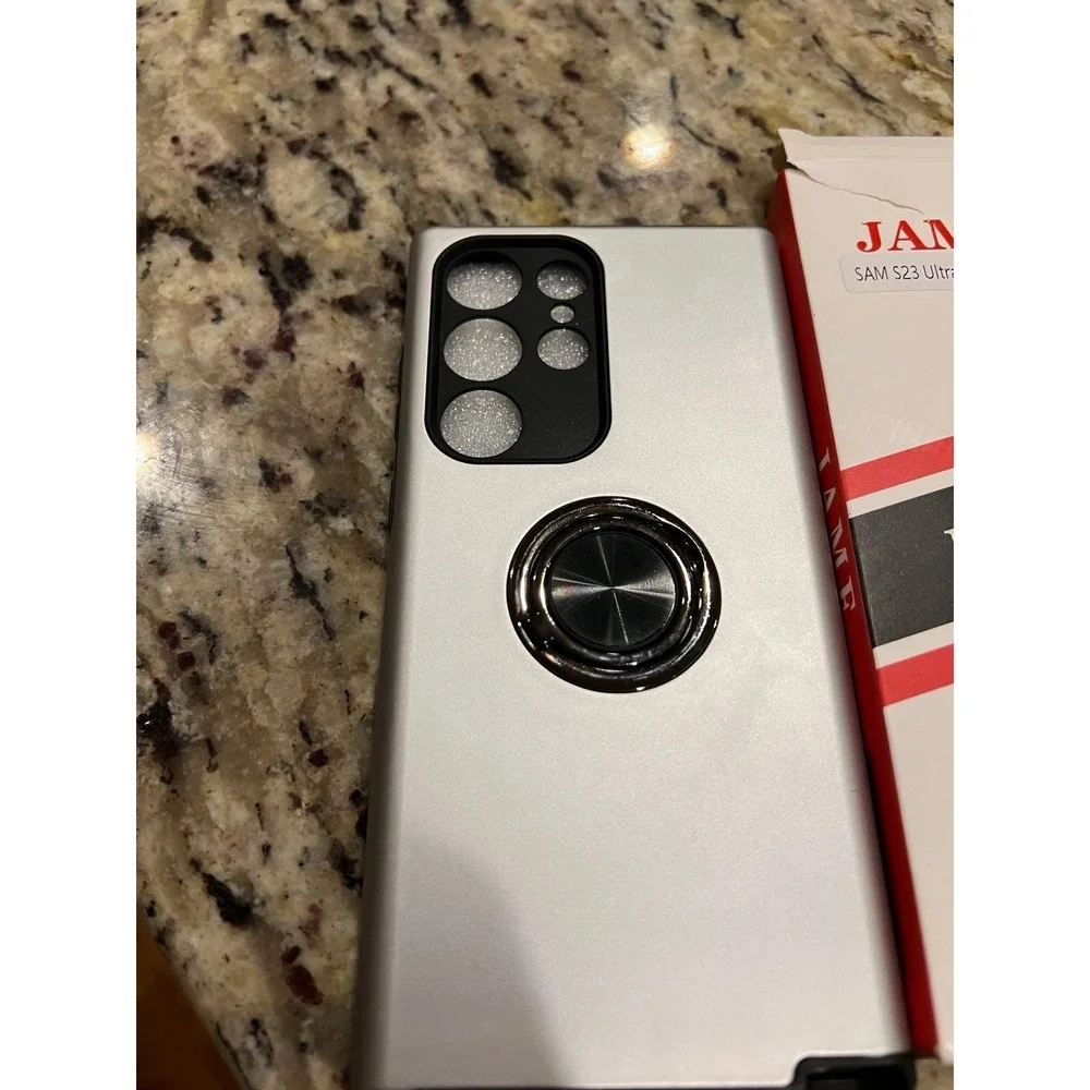 New JAME for S23 Ultra Case, Slim Soft Bumper Case for Galaxy S23 Ultra, with Ri